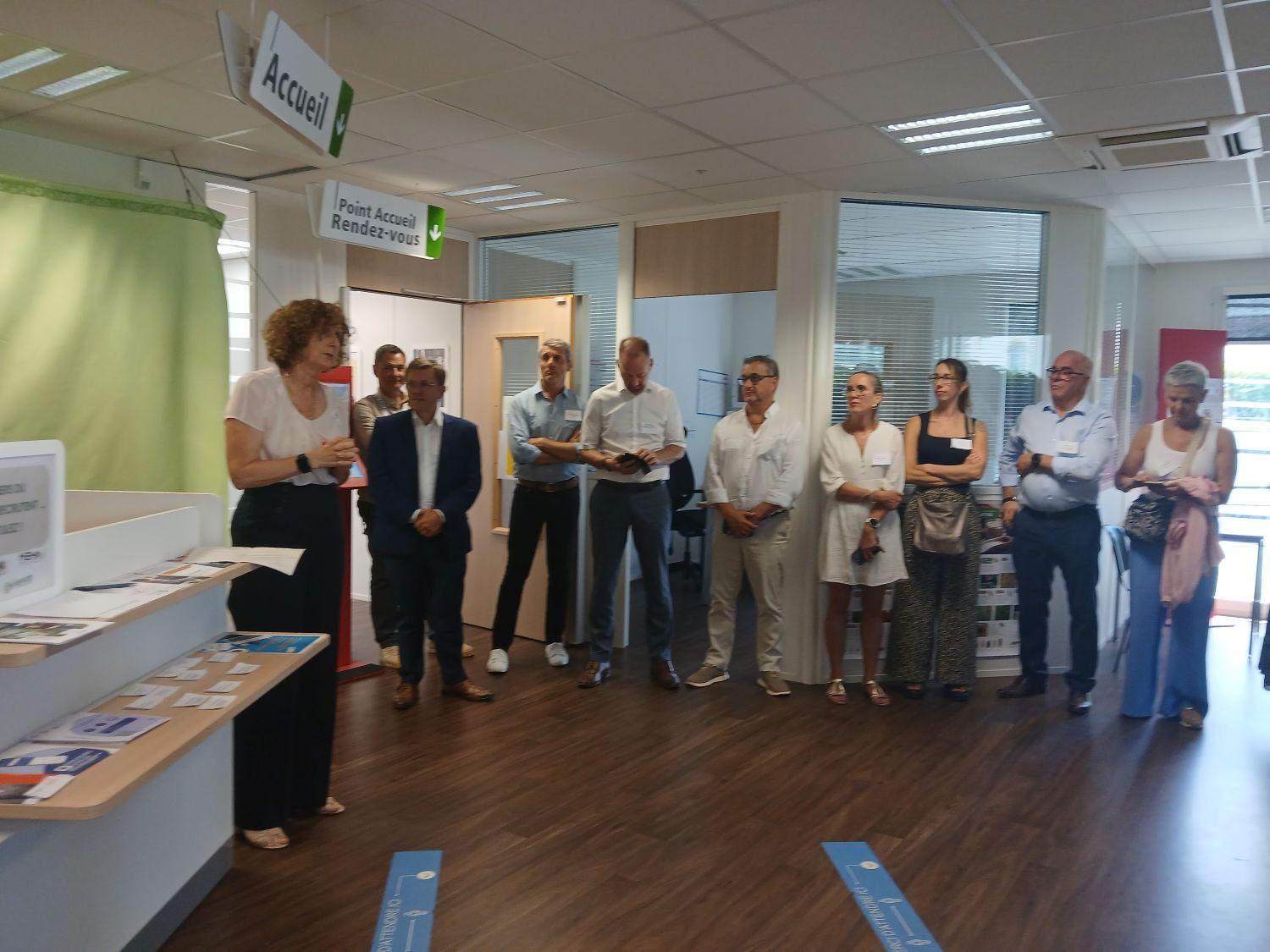 ACTU : Beaufort-en-Anjou. Les 10 ans de l'agence France Travail célébrés avec une fresque végétale