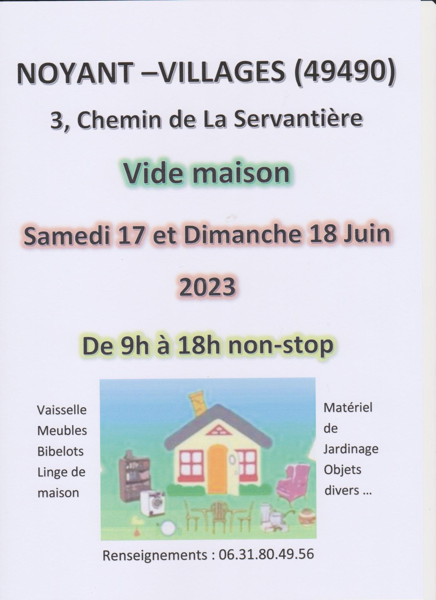 Vide-maison - Noyant (49)