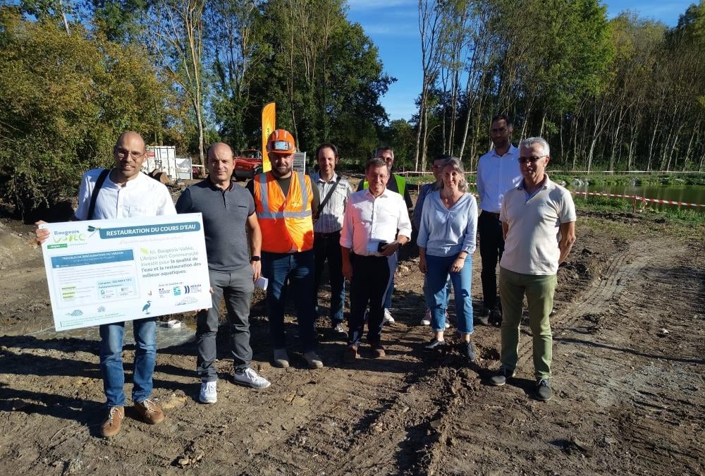 ACTU : Baugeois-Vallée. La communauté de communes renature ses cours d’eau pour mieux gérer les inondations
