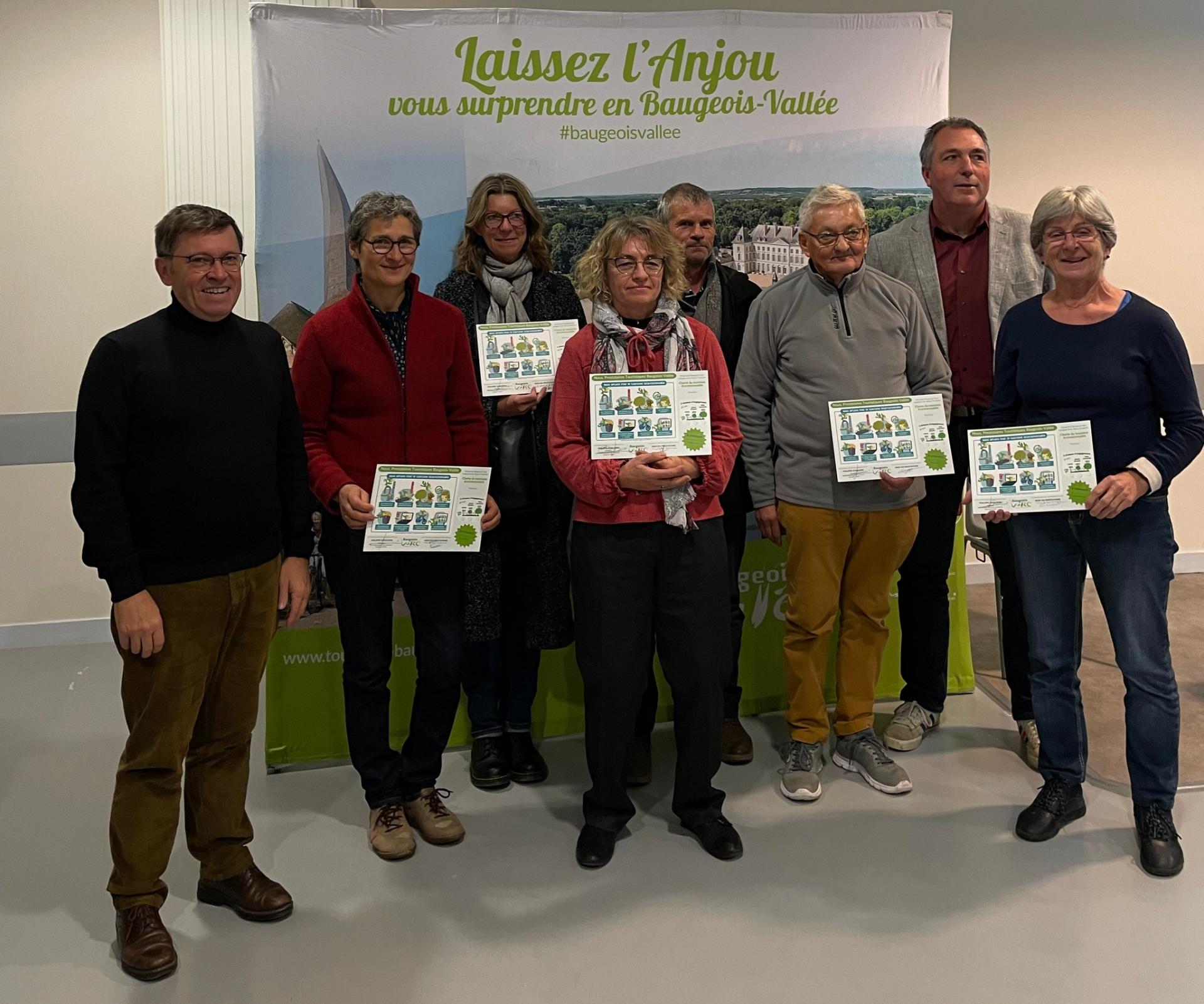 Baugeois-Vallée. Signature d’une charte Eco Tourisme