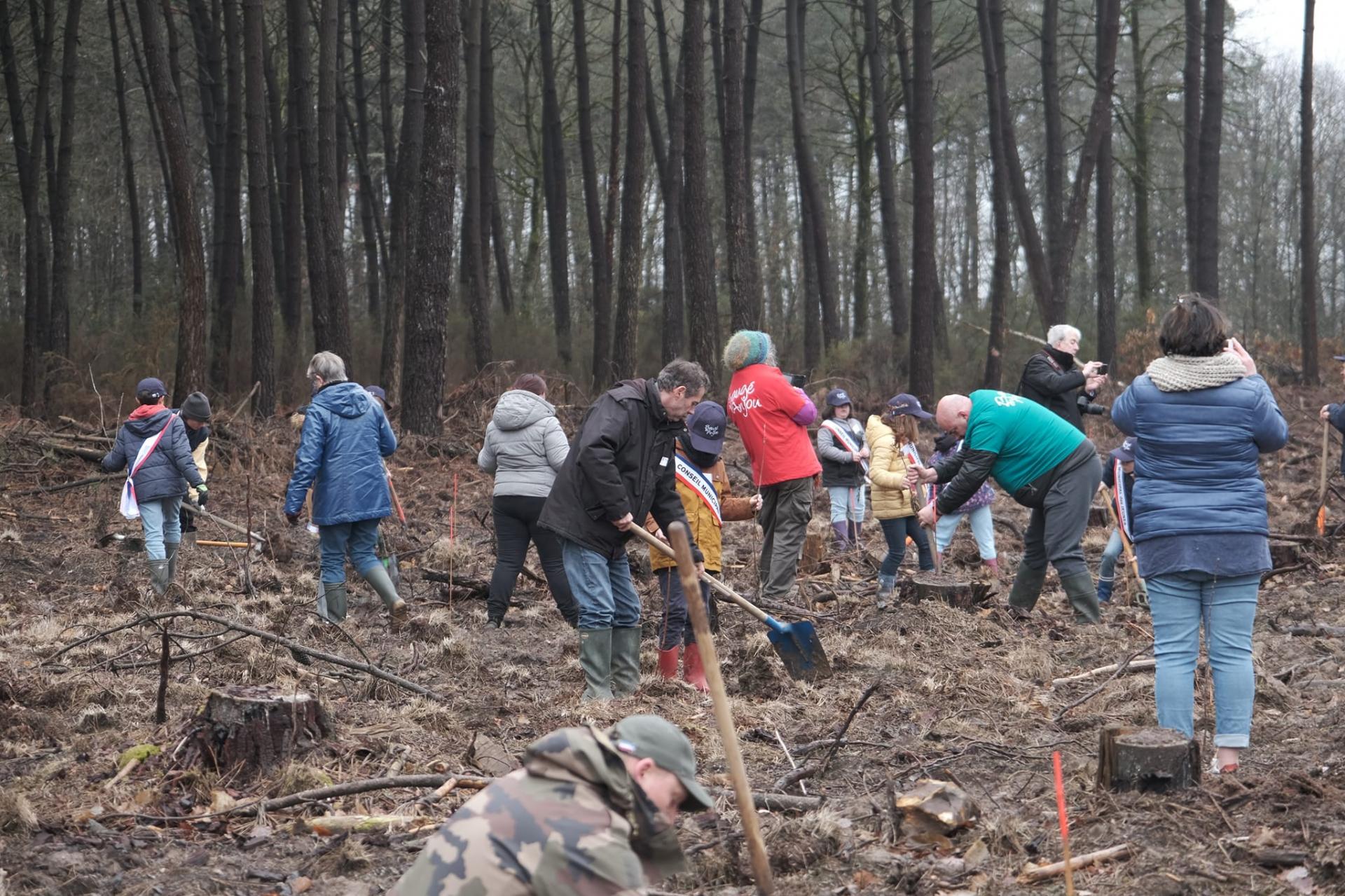 ACTU : Baugé-en-Anjou. Journée citoyenne : plus de 100 personnes pour la matinée replantation