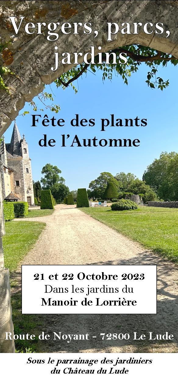 ON EN PARLE ENSEMBLE : Le Lude. Première fête des plants d'automne