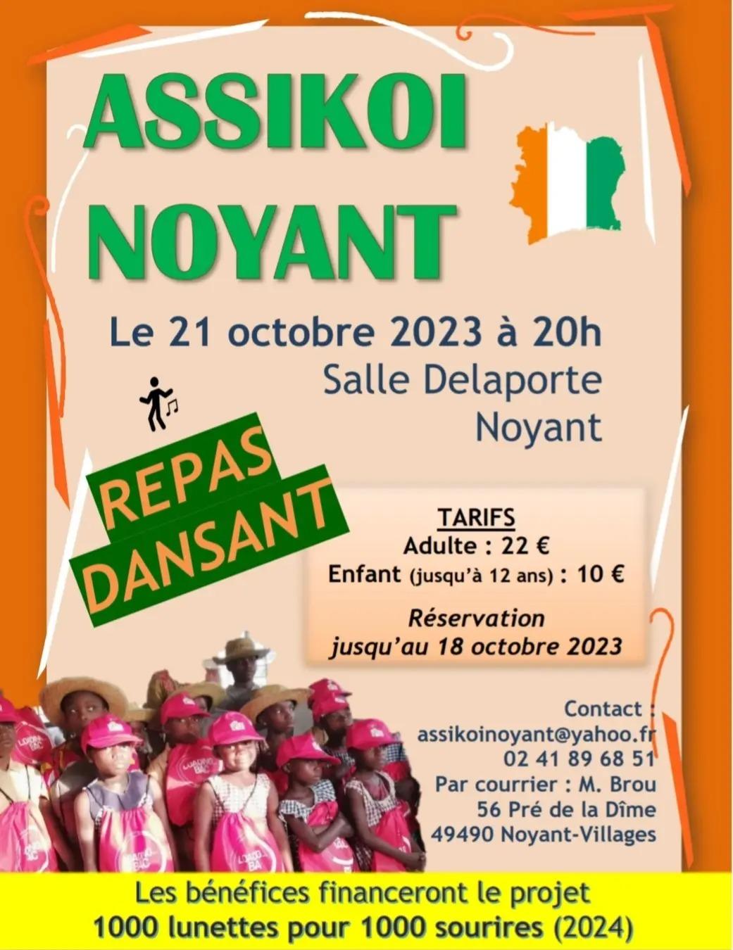 Soirée dansante - Assoc. ASSIKOI - Noyant (49)