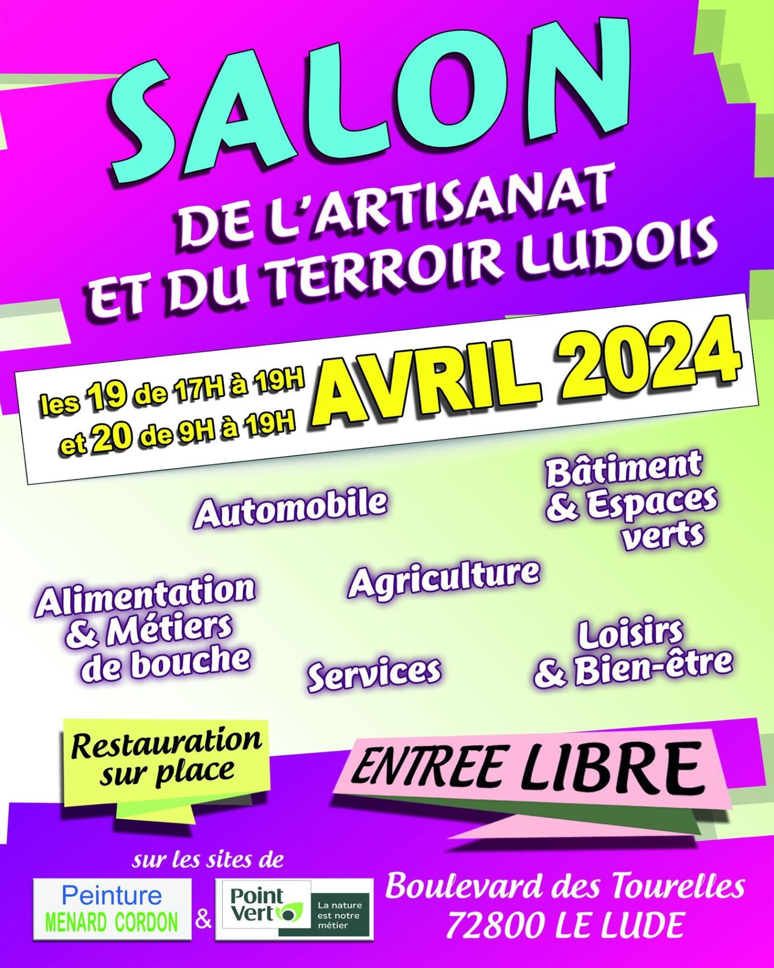 Salon de l'Artisanat et du Terroir Ludois 2024 - Le Lude (72)