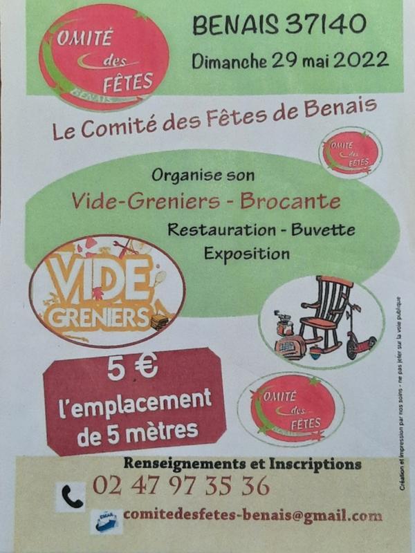 Vide-greniers/brocante - Benais