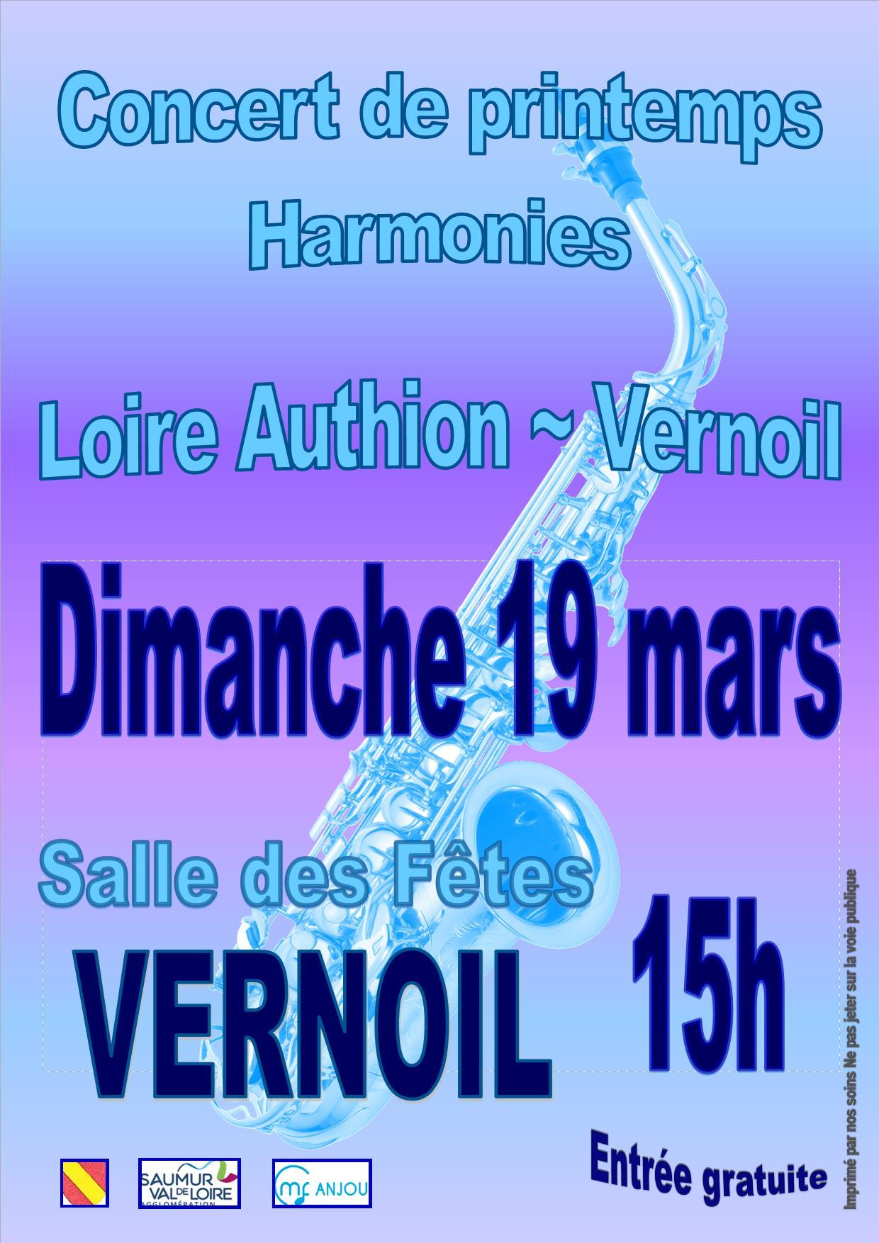 Concert de Printemps - Vernoil-le-Fourrier (49)