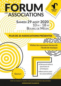 NOYANT-VILLAGES : LA COMMUNE ORGANISE SON FORUM DES ASSOCIATIONS