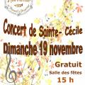 Concert de Sainte-Cécile  - Vernoil-le-Fourrier (49)
