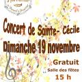 Concert de Sainte-Cécile  - Vernoil-le-Fourrier (49)