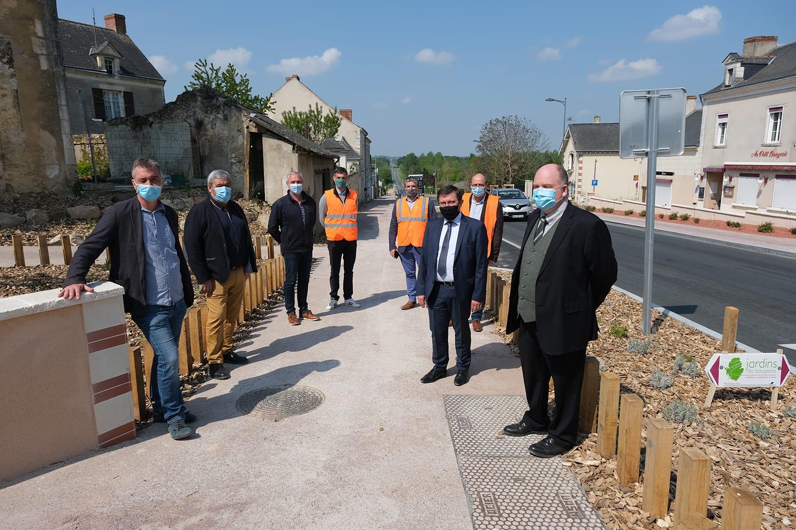 L'ACTU : BAUGE-EN-ANJOU : FIN DE TRAVAUX POUR LA COMMUNE DÉLÉGUÉE D’ECHEMIRÉ