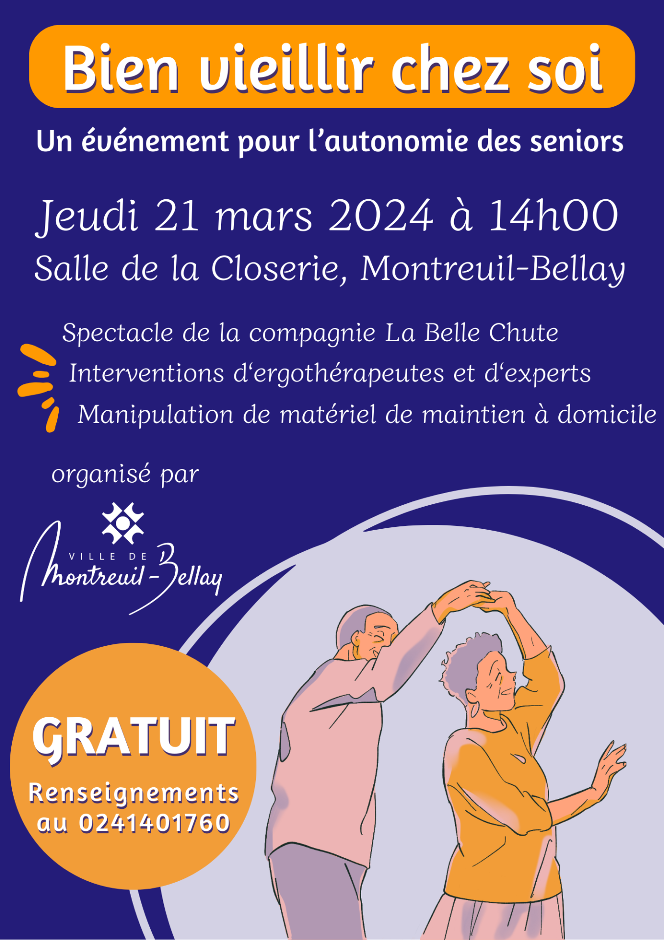 ACTU : Montreuil-Bellay. Un événement pour l’autonomie des seniors organisé