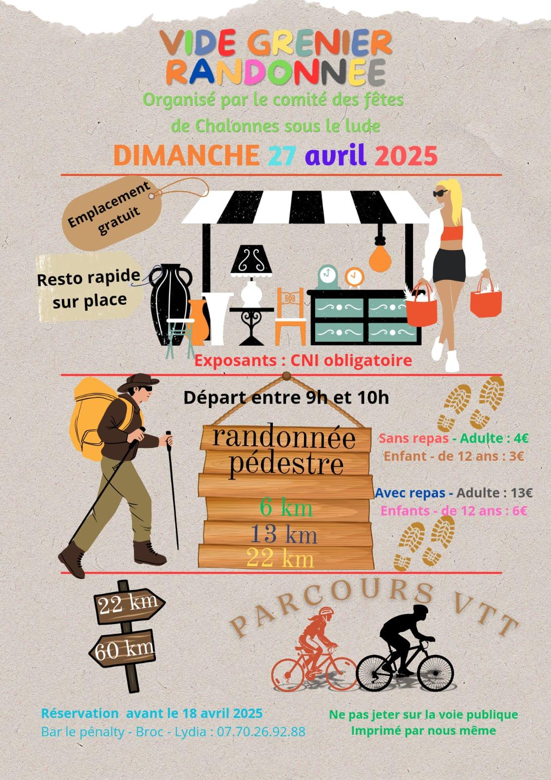 Vide-grenier - Chalonnes-sous-le-Lude (49)