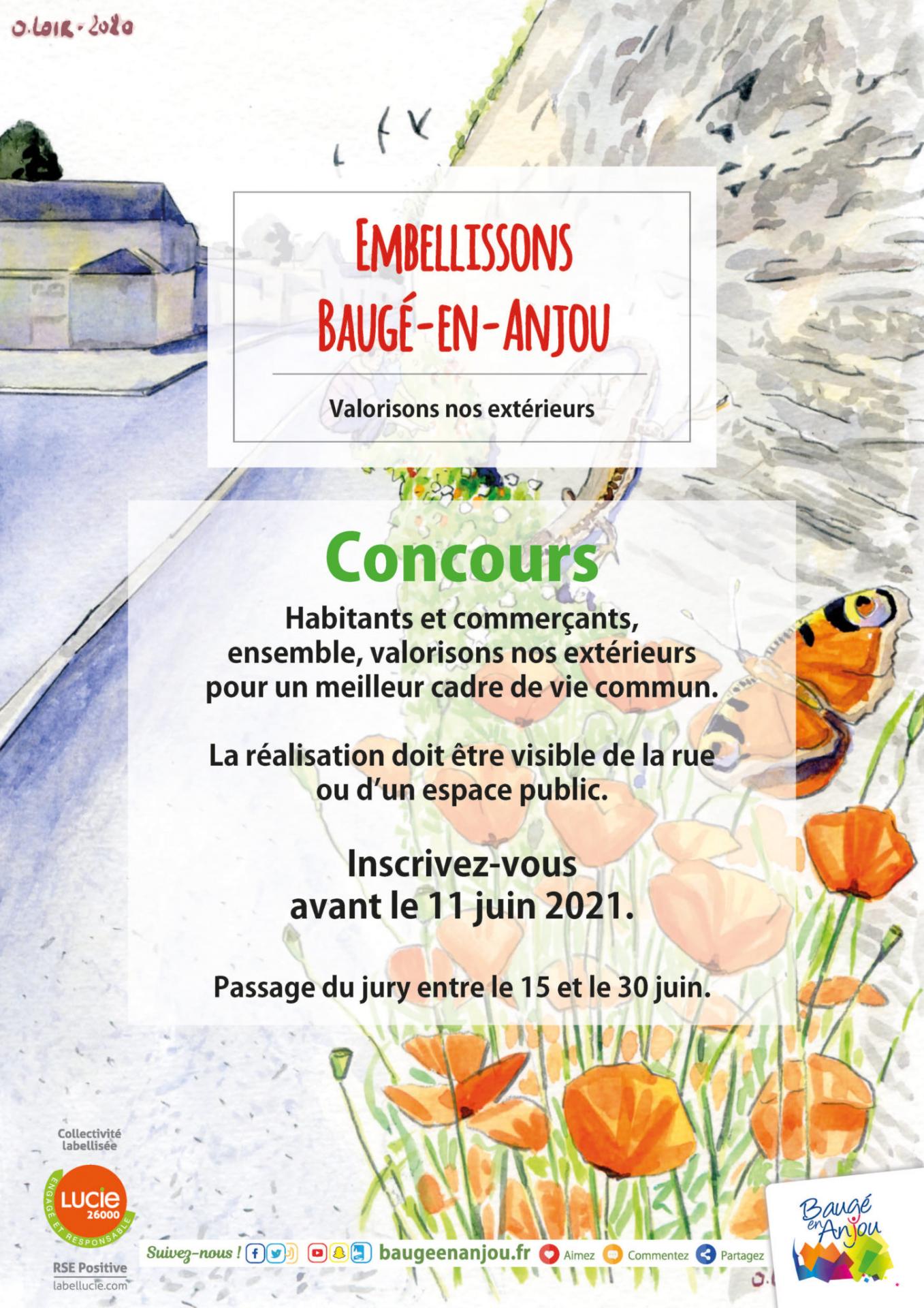 L'ACTU : BAUGÉ-EN-ANJOU : LA COMMUNE INVITE HABITANTS ET COMMERÇANTS À FLEURIR LES RUES