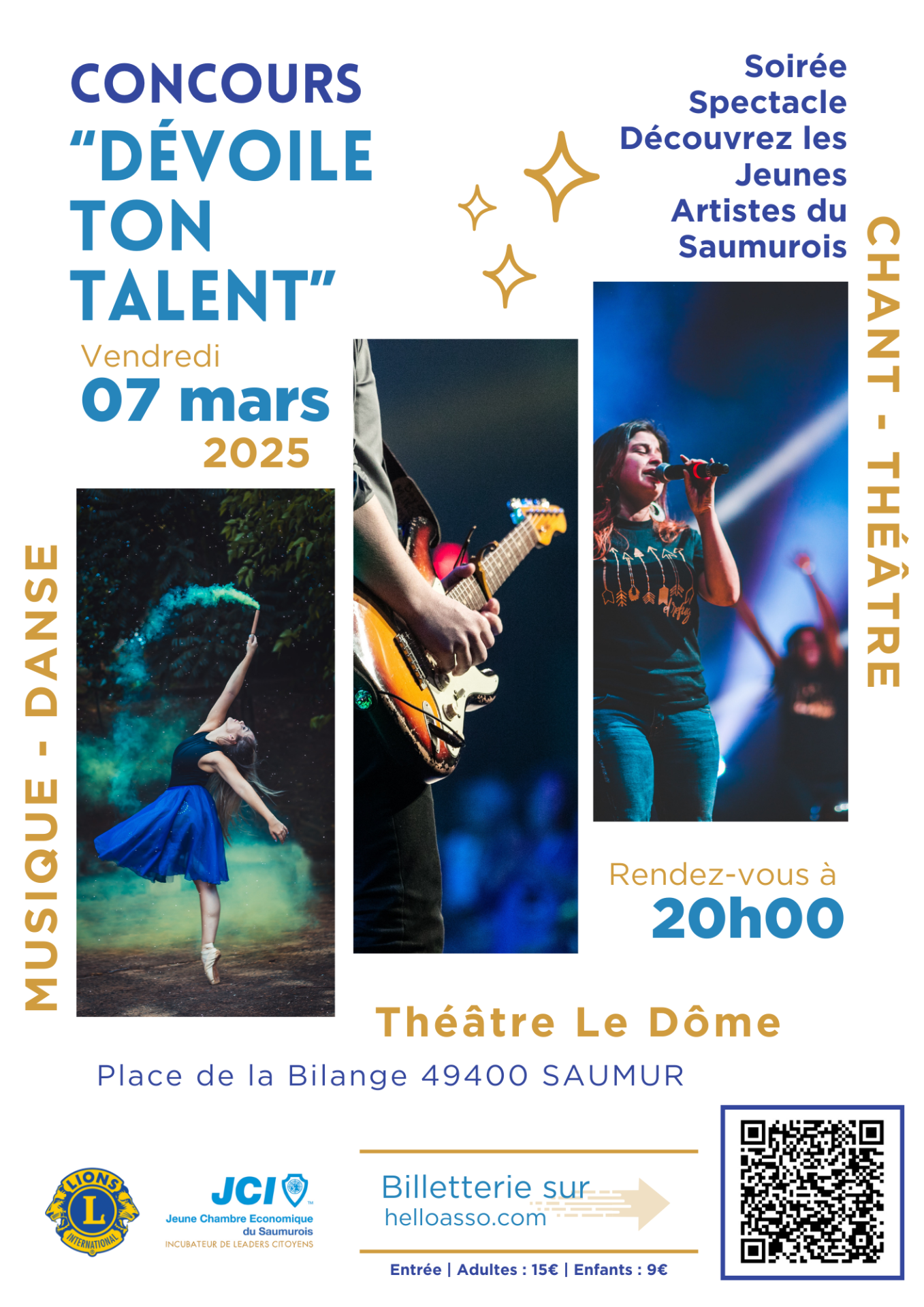 Soirée Spectacle « Dévoile ton talent » - Saumur