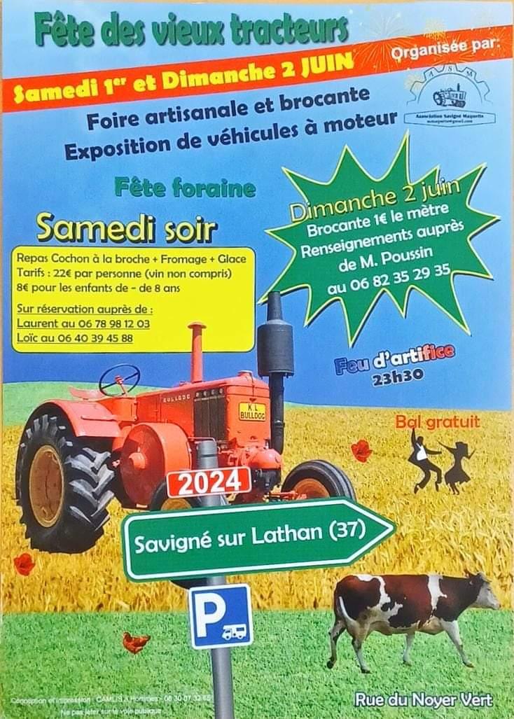 Fête des Vieux Tracteurs - Savigné-sur-Lathan (37)