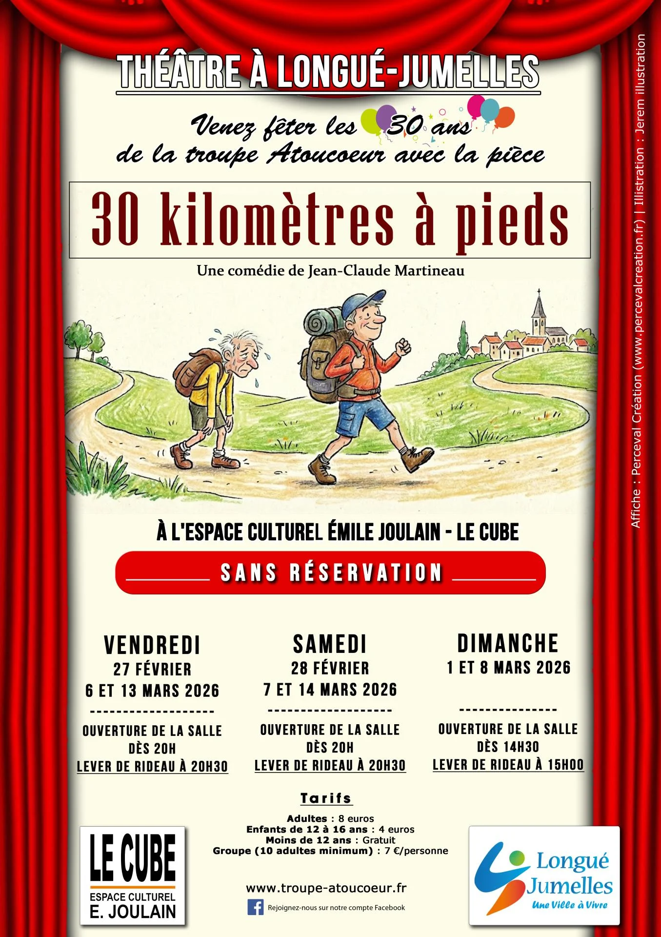 Théâtre Longué-Jumelles - Troupe Atoucoeur - Saison 2026