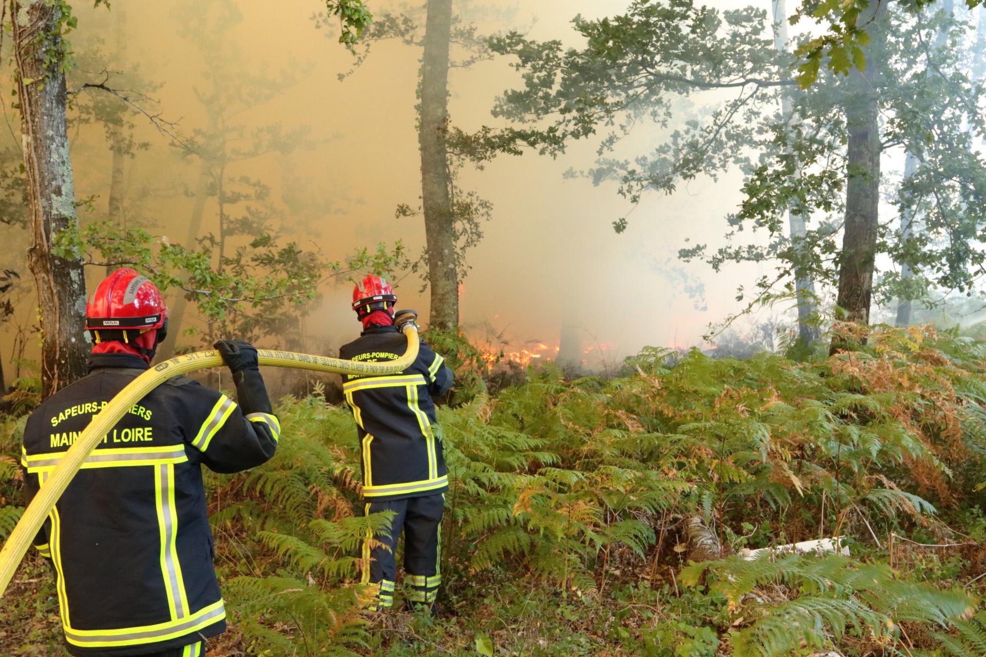 INCENDIE BAUGÉ-EN-ANJOU : POINT SUR LA SITUATION AVEC MADAME LA SOUS-PRÉFÈTE ANNY PIETRI