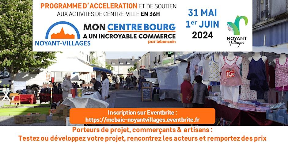 ACTU : Commerce : un marathon créatif prochainement organisé à Noyant-Villages