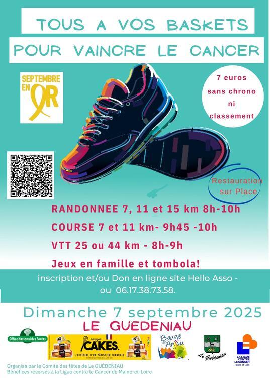 Tous à vos baskets pour vaincre le cancer - Le Guédeniau (49)