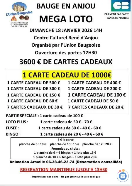 Méga Loto - Baugé