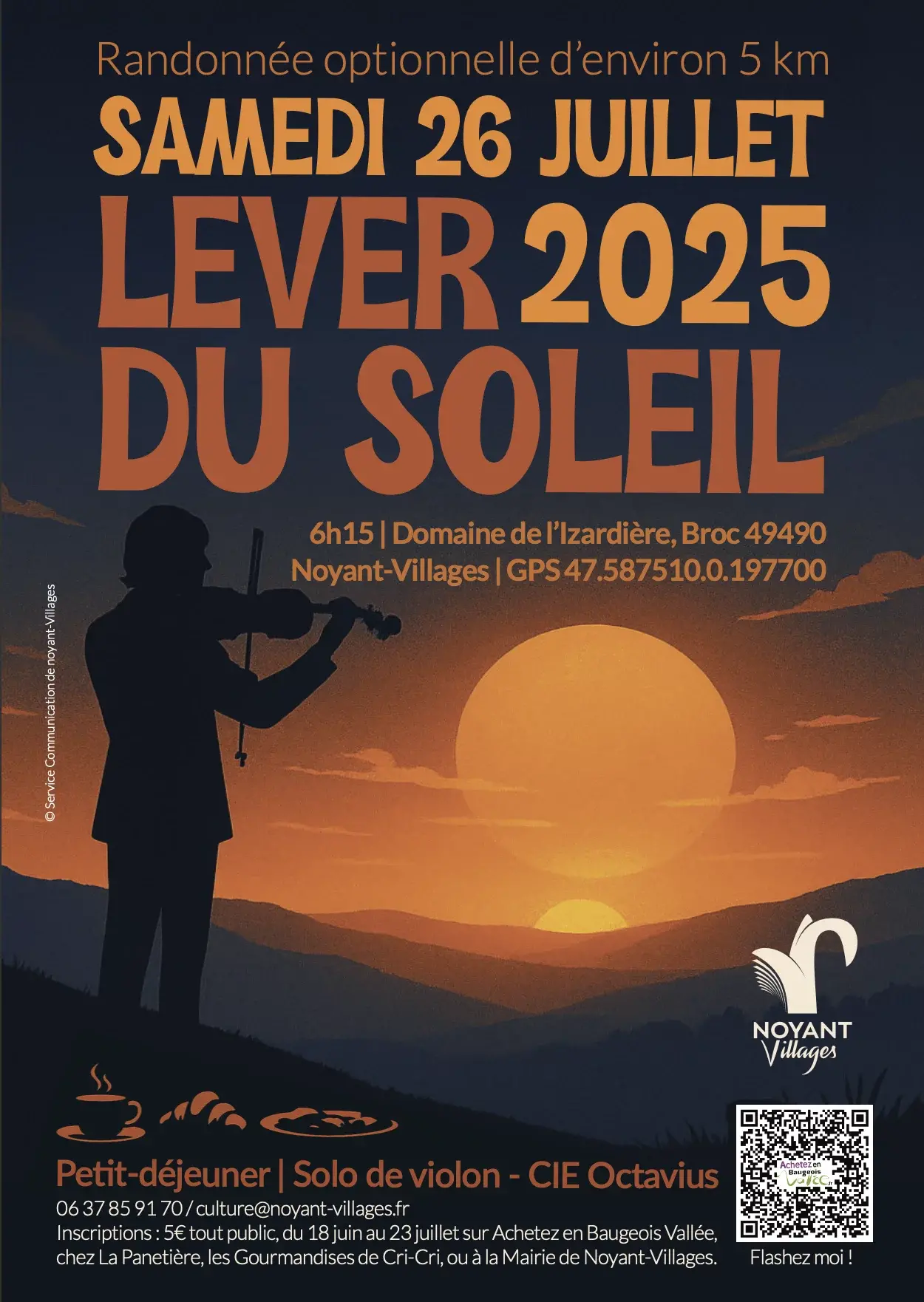 Lever du Soleil - Noyant-Villages (Broc)
