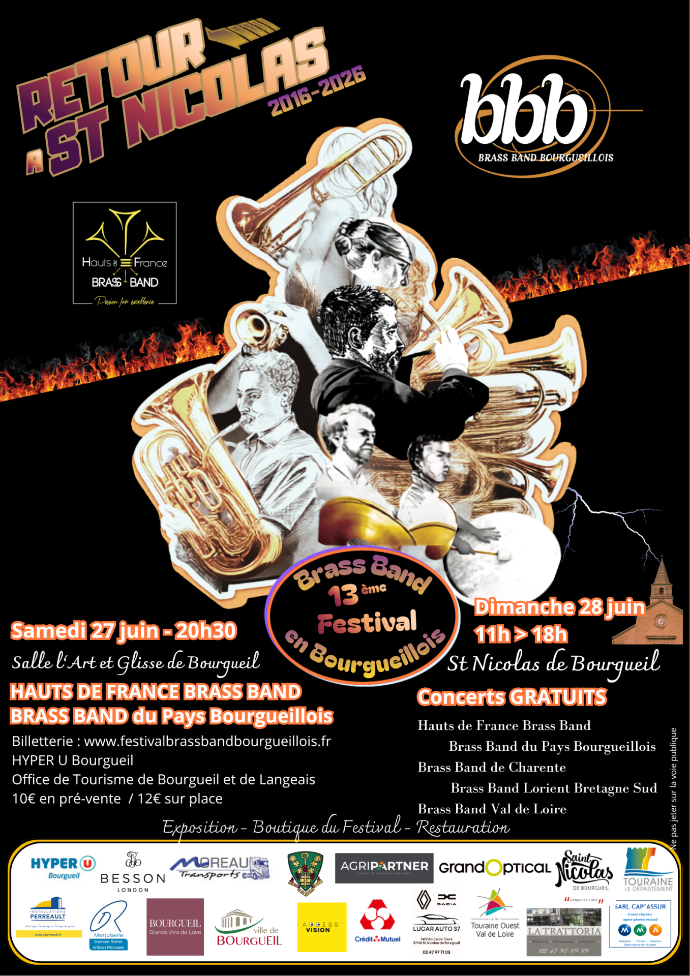 13ème Festival Brass Band en Pays Bourgueillois - Bourgueil