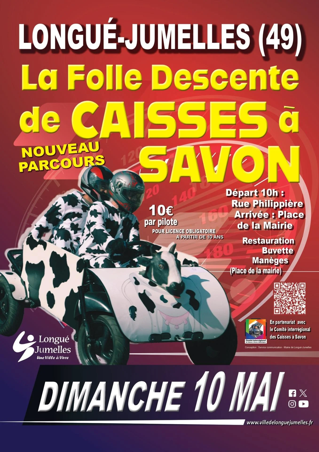 La Folle descente de Caisses à Savon - Longué-Jumelles