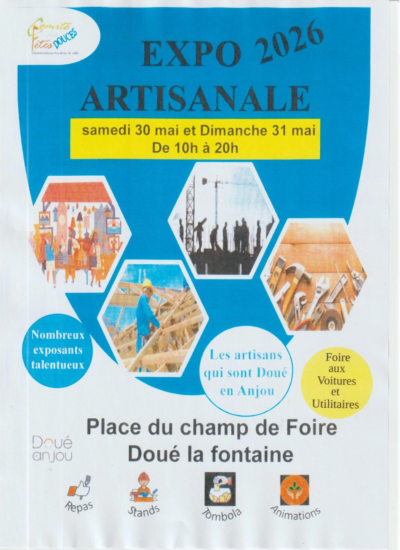 Exposition artisanale – Comité des Fêtes de Douces - Doué-la-Fontaine