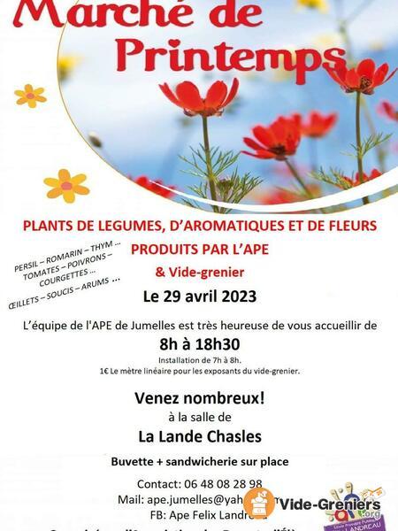Marché de Printemps/Vide-grenier - La Lande-Chasles (49)