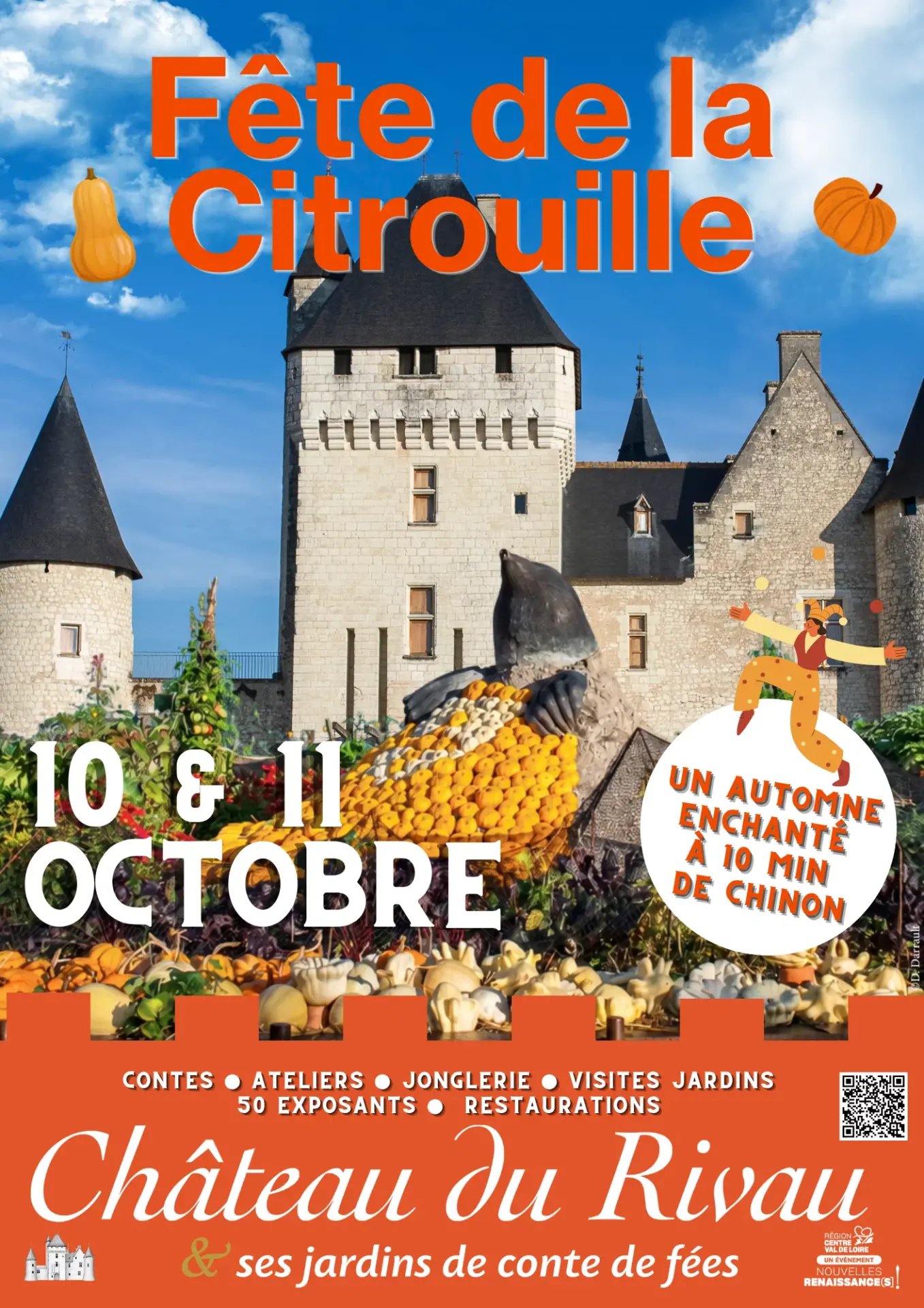 Fête de la Citrouille - Château du Riveau (37)