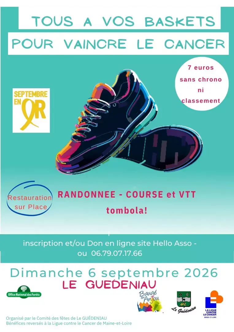Tous à vos baskets pour vaincre le cancer 2026 - Le Guédeniau (49)